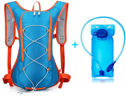 Backpack with 2L Water Bag - Running Vest - Blue