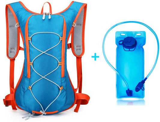Backpack with 2L Water Bag - Running Vest - Blue