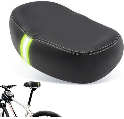 Bicycle saddle - Comfortable wide bicycle saddle - With memory foam pad - Comfort