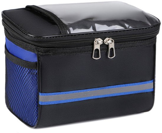 Bicycle handlebar bag - Blue