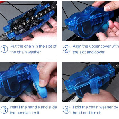 8-piece bicycle cleaning tool set