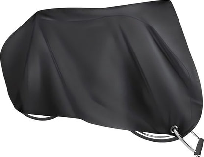 Waterproof bicycle cover for one bicycle