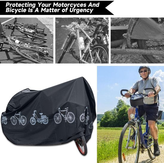 Bicycle cover - Motorcycle cover - Waterproof, dustproof and UV-resistant cover