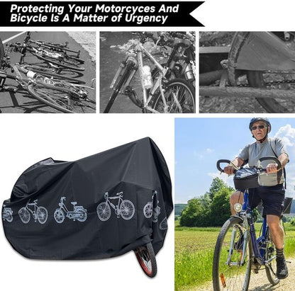 Bicycle cover - Motorcycle cover - Waterproof, dustproof and UV-resistant cover