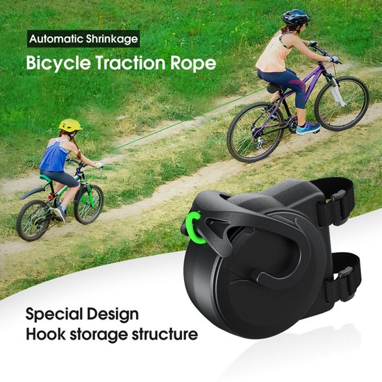 Bicycle Tow Rope - Bicycle Towing System Parent-Child Pull Rope Bicycle Accessory