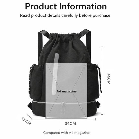 Waterproof Sports Bag for Travel - Blue