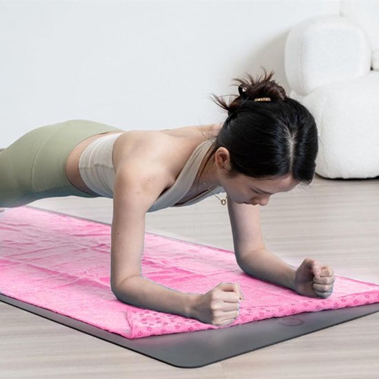 Quick-drying Yoga Mat Fabric - Pink