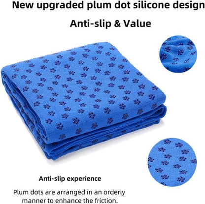 Breathable Yoga Mat with Mesh Storage Bag - Blue