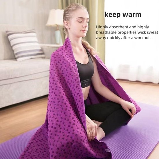 Quick-Drying Yoga Mat Fabric - Purple