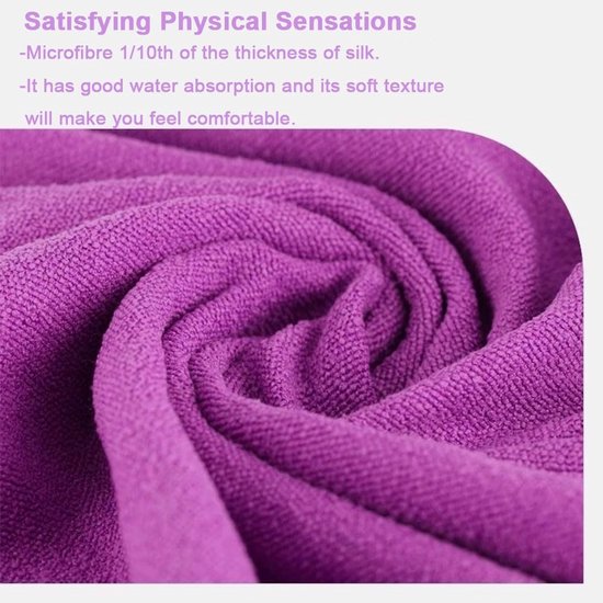 Quick-Drying Yoga Mat Fabric - Purple