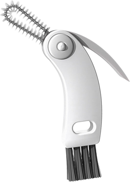 Bottle brush - bottle brush - cleaning brush - 3-in-1 cup lid brush - crevice groove cleaning - 1 pack