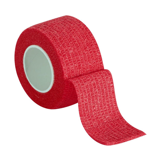 Tyidzon 3 Rolls Kinesiology Tape, 3 Colors 1 Inch x 14.8 Feet Athletic Tape, Elastic Muscle Tape, Sports Tape, Thumb, Finger, Wrist, Ankle, Knee Tape for Exercise and Daily Use Red