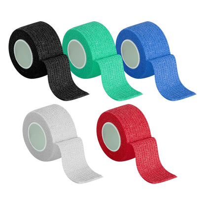 Tyidzon 3 Rolls Kinesiology Tape, 3 Colors 1 Inch x 14.8 Feet Athletic Tape, Elastic Muscle Tape, Sports Tape, Thumb, Finger, Wrist, Ankle, Knee Tape for Exercise and Daily Use White
