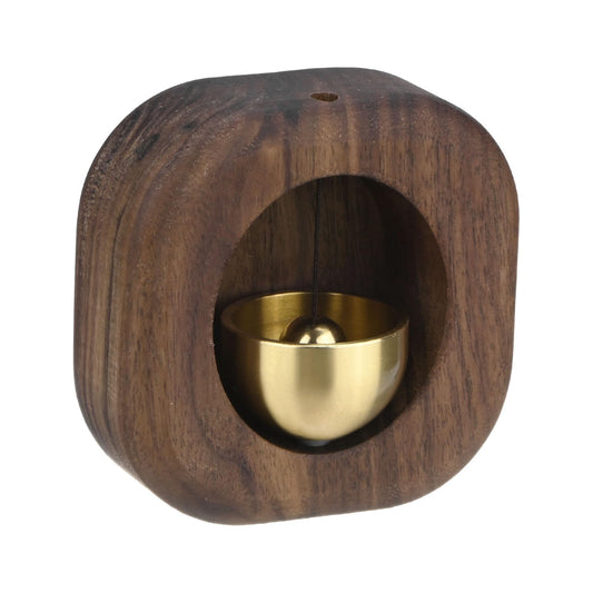 Doorbell - Wireless Doorbell - Wooden Doorbell - Magnetic Wall Sticker - Vintage Wooden Doorbell - Vintage - With Copper Bell - Living Room Decoration - Bedroom Decoration - Wall Decoration - Christmas Gifts - Christmas Gifts for Adults - 1 Piece