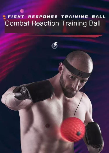 Boxing Nylon Elastic Headband (1+Red Ball1)