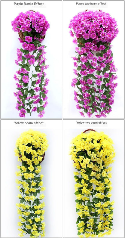 ArtificialFive-PetaledBlue-PurpleFlowers