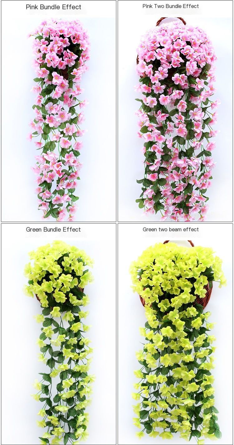 ArtificialFive-PetaledBrightRedFlowers