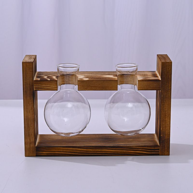 HydroponicWoodenFramewithSnap-On-DiamondSingleBottle
