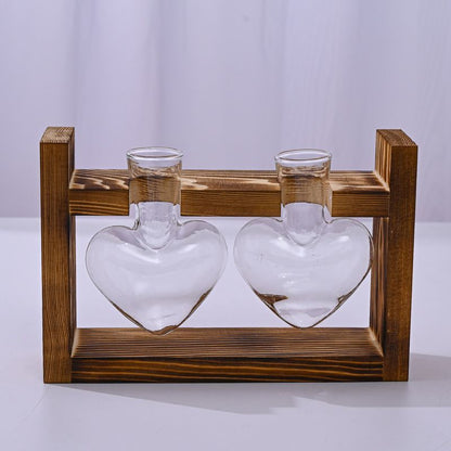 HydroponicWoodenFramewithSnap-On-SphericalDoubleBottle