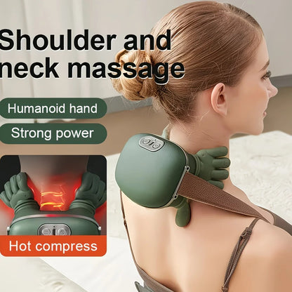USB Heated Neck, Shoulder, and Back Massager