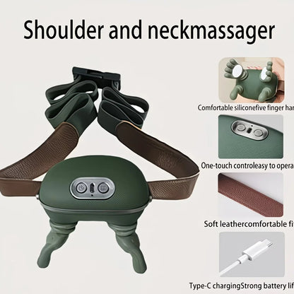 USB Heated Neck, Shoulder, and Back Massager
