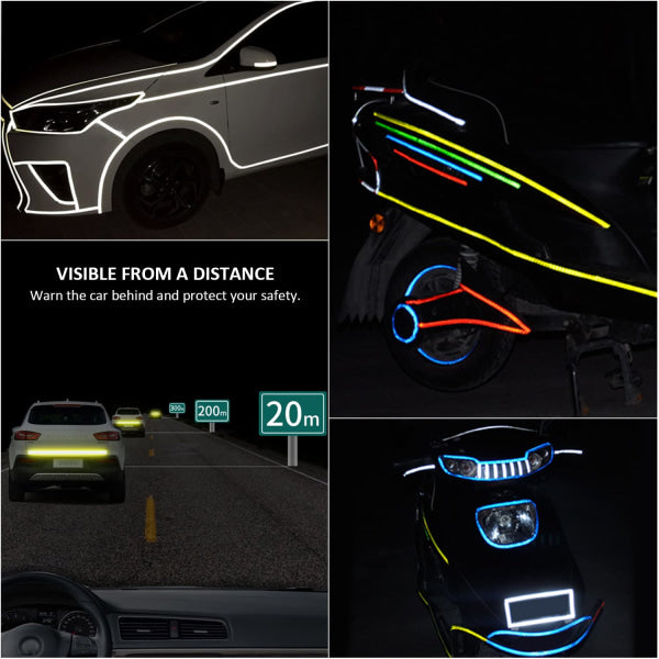 Reflective Stickers for Bicycle, Color Reflective Tape