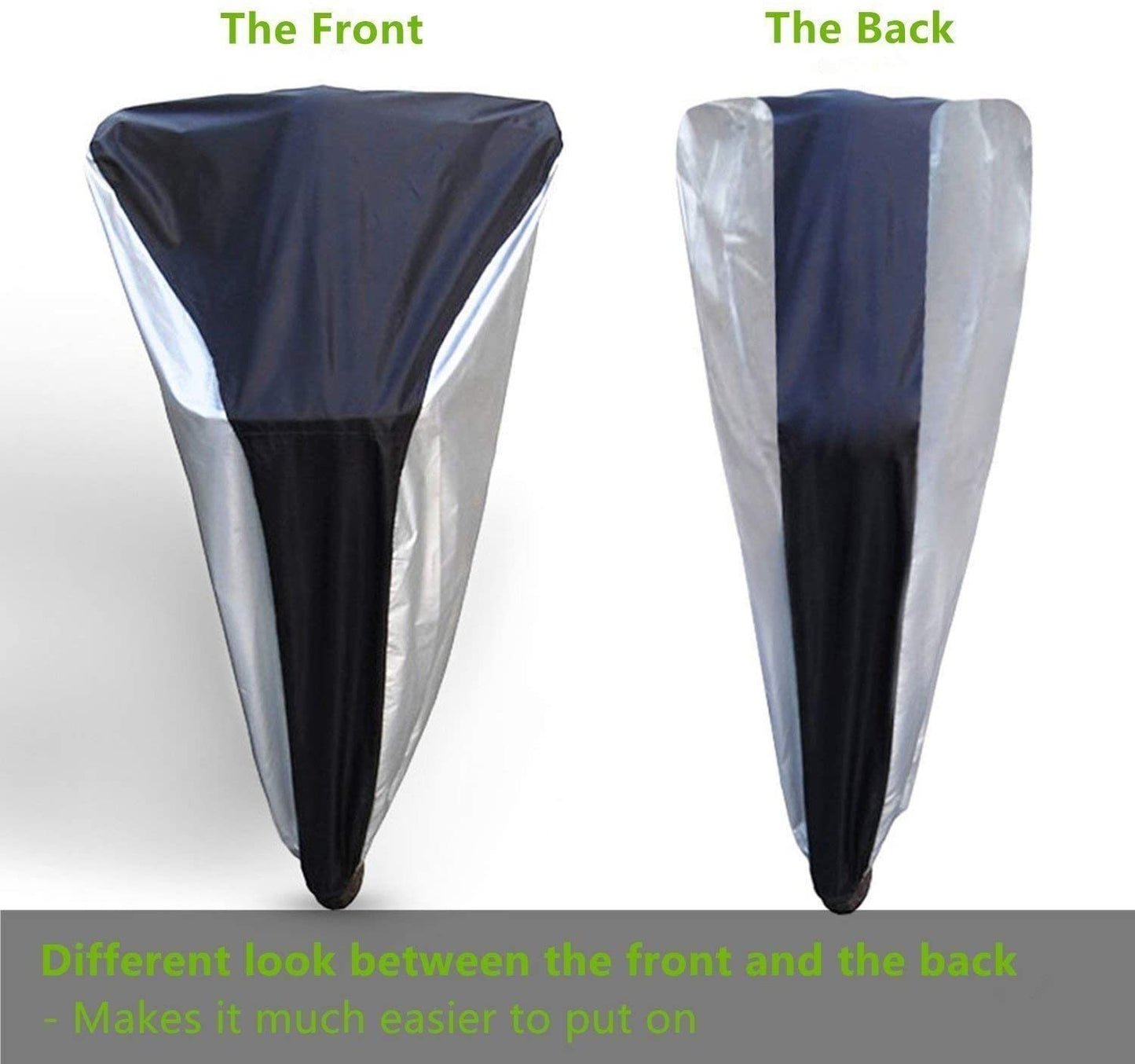 Bicycle cover for outdoor storage, cover/bike storage for mountain bikes