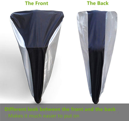Bicycle cover for outdoor storage, cover/bike storage for mountain bikes