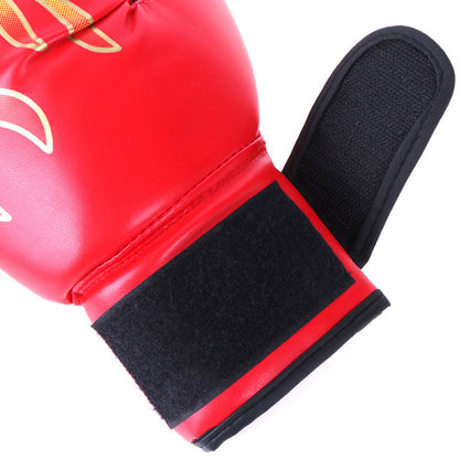 Boxing Gloves Children Junior Youth Sparring Training Kickboxing Red One Size Blue