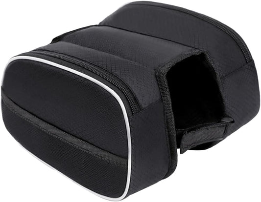 Waterproof Front Bike Frame Bag 19x12.5x6 cm Black