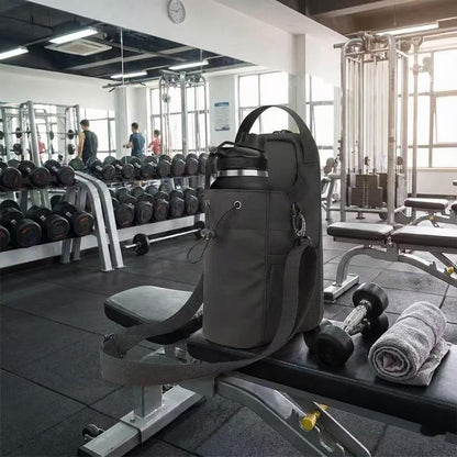 Magnetic Sports Bag - Water-resistant Fitness Tote - Portable Unisex Gym Travel Bag - Black