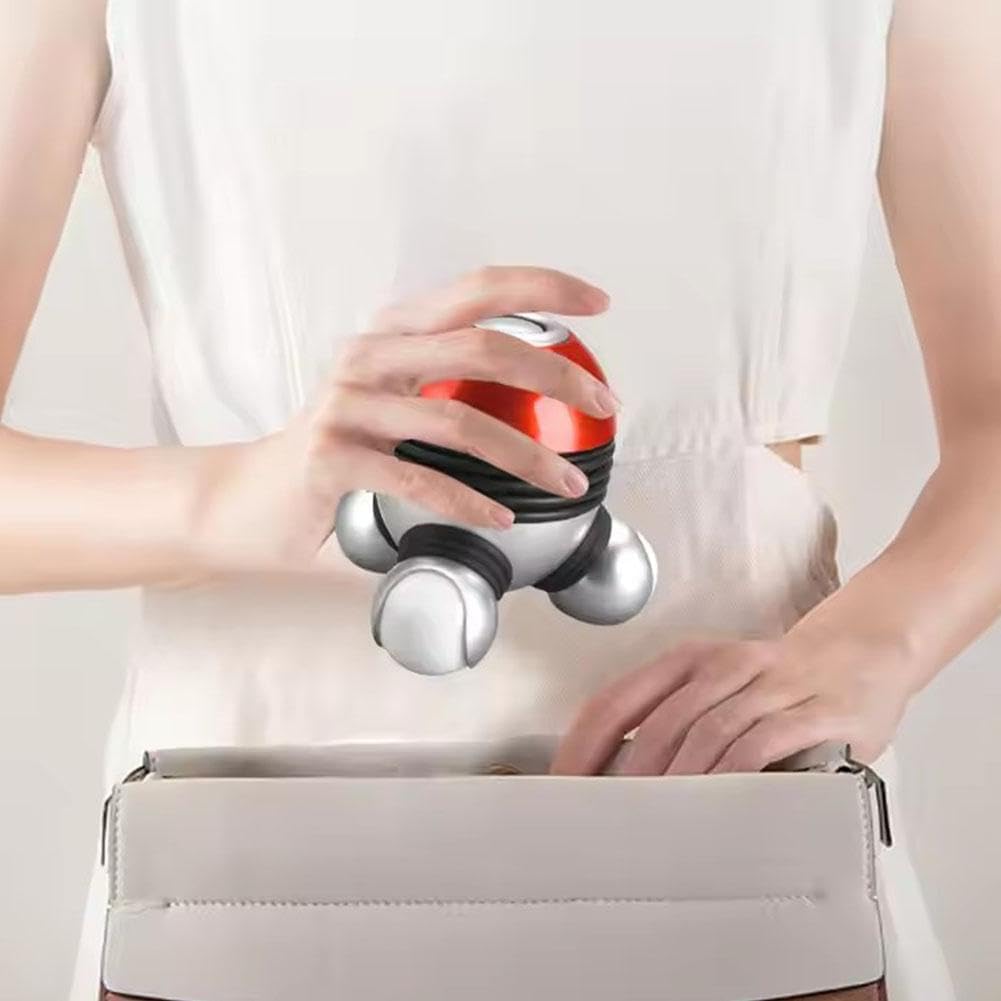 Powerful Vibrations Mini Handheld Massager (Purple)