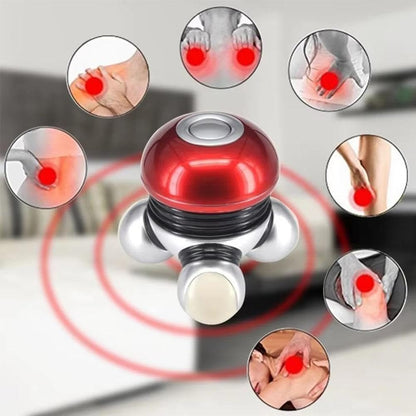 Powerful Vibrations Mini Handheld Massager (Purple)