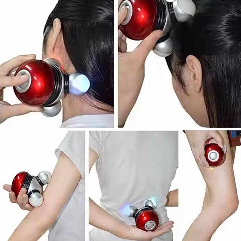 Powerful Vibrations Mini Handheld Massager (Purple)