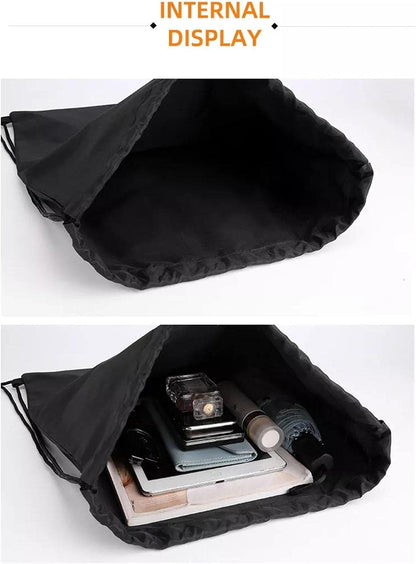 Drawstring Backpack Sports Gym Bag for Women Men,Folding Sport Backpack Drawstring Bag for Home Travel Storage Use
