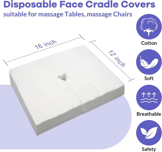 100PCS Upgrade Disposable Face Cradle Covers