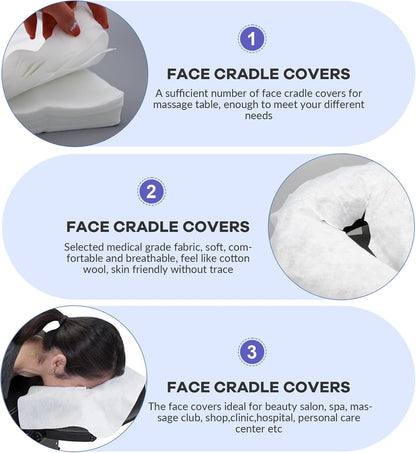 100PCS Upgrade Disposable Face Cradle Covers