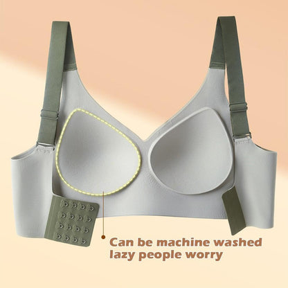 Super Gather Bra - Wireless Push-Up, Soft Comfortable Lift Bra for Everyday and Sports - Women's