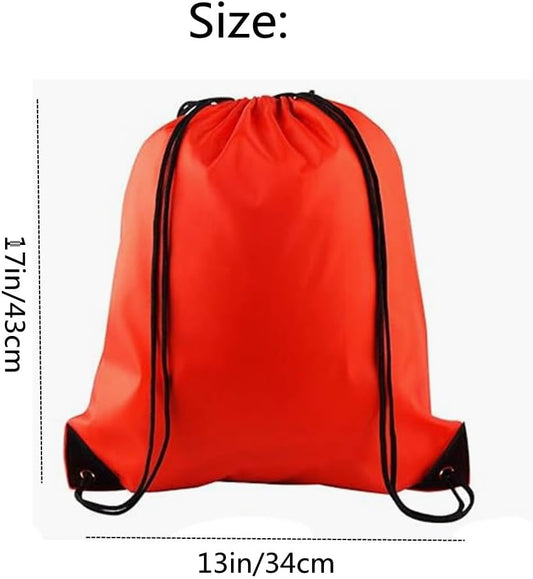 4Pcs Drawstring Backpack Bags Sports Cinch Sack String Backpack Storage Bags for Gym Traveling