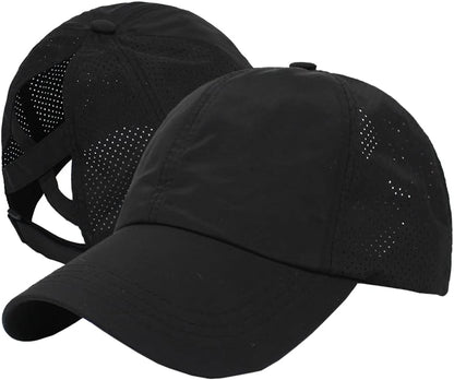 Quick Drying Ponytail Hat for Women