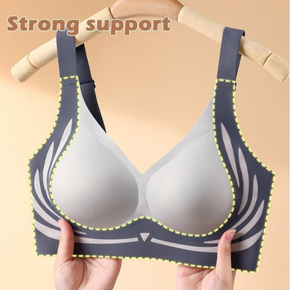 Super Gather Bra - Wireless Push-Up, Soft Comfortable Lift Bra for Everyday and Sports - Women's