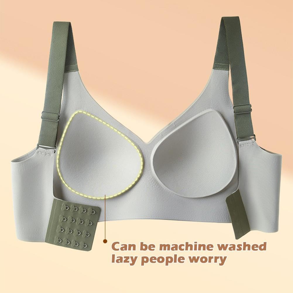 Super Gather Bra - Wireless Push-Up, Soft Comfortable Lift Bra for Everyday and Sports - Women's