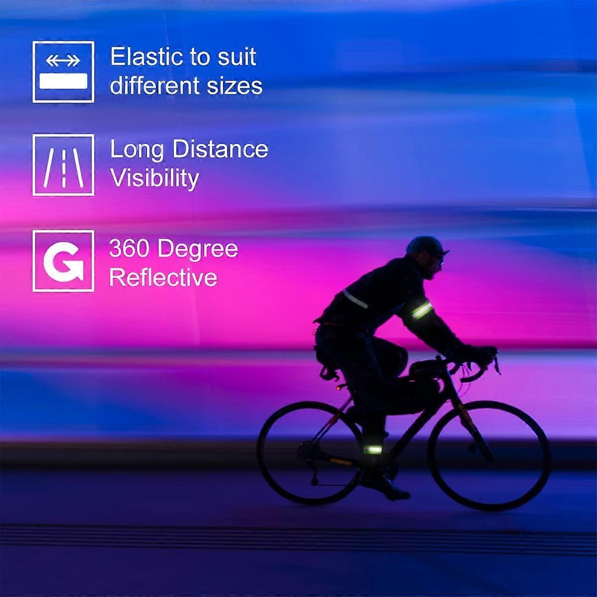 Inboat Reflective Bands for Arm, Ankle, Wrist, High Visibility Running Gear
