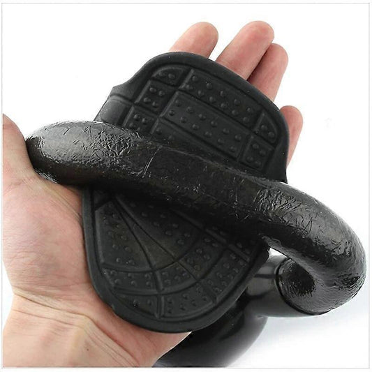 1 Pair Weightlifting Gloves with Rubber Palm Grip for Kettlebell & Bench Press
