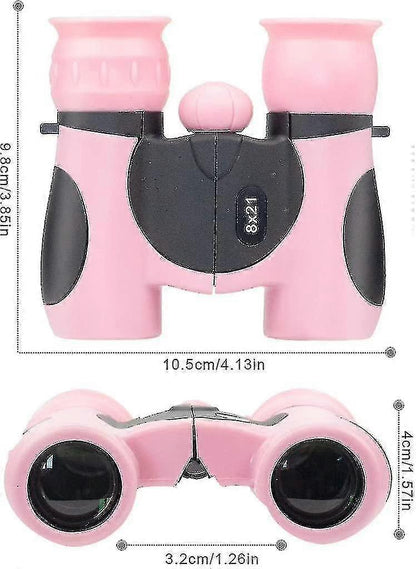 Pink Binoculars for Babies Compact Lightweight Outdoor Viewing Toy