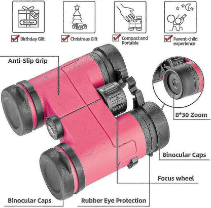 HD Binoculars for Adults Compact High Power Travel Viewing Optics