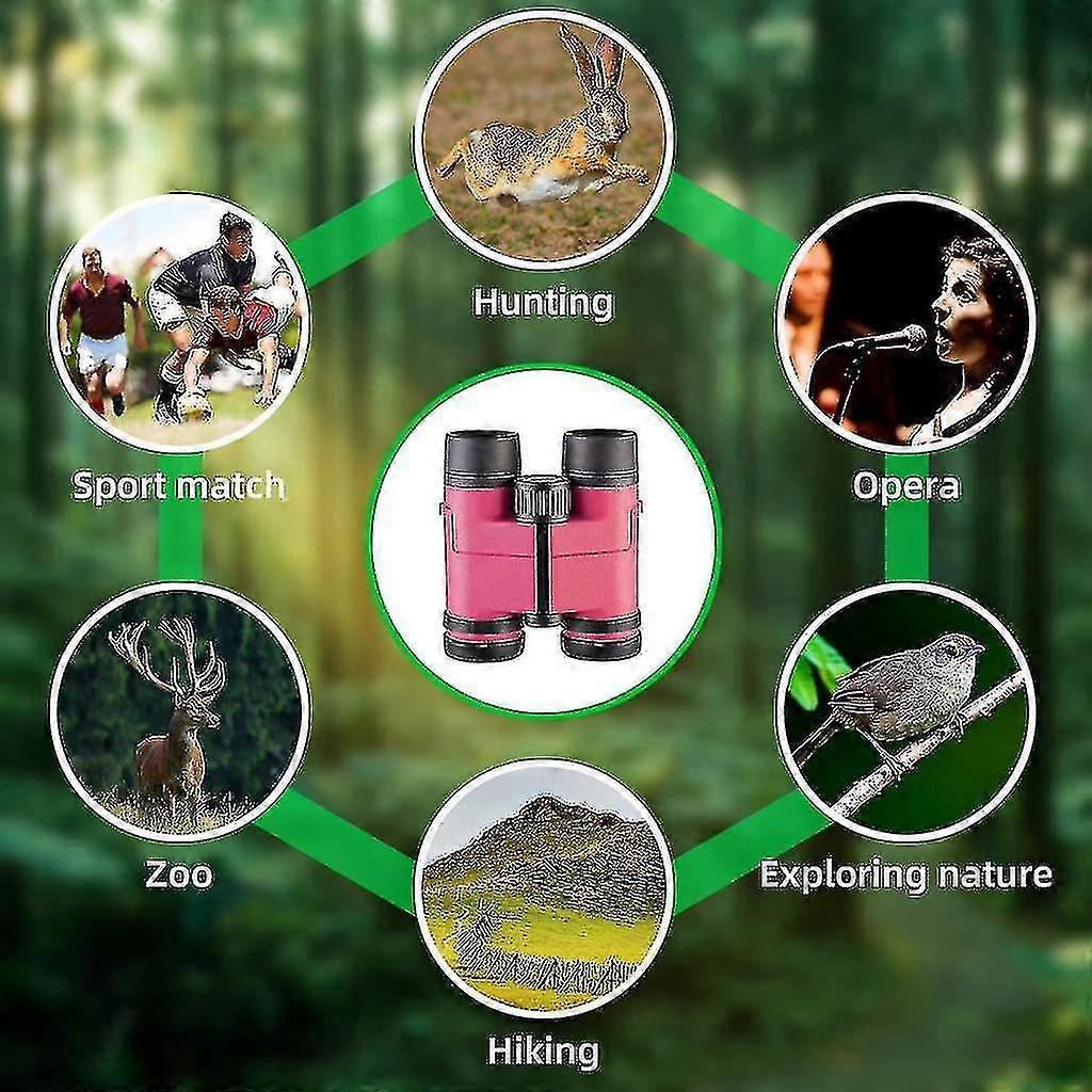 HD Binoculars for Adults Compact High Power Travel Viewing Optics