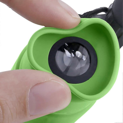 8x24 Waterproof Binoculars for Babies High Magnification Compact Green