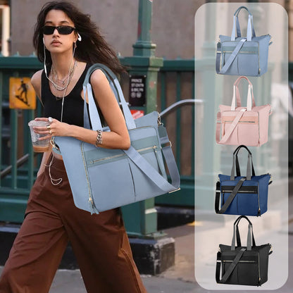 Travel Bag - Women's Travel Bag - Sports & Fitness Bag - Yoga Bag - Sports Bag - Carry-On Luggage - Waterproof & Durable - 40x21x34 cm - Dry/Wet Separation Luggage - Weekend Bag - sky blue