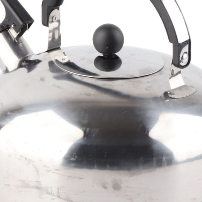 3L Stainless Steel Whistling Tea Kettle Fast Heating One Touch Buttons Whistling Kettle with Insulated Handle for Home